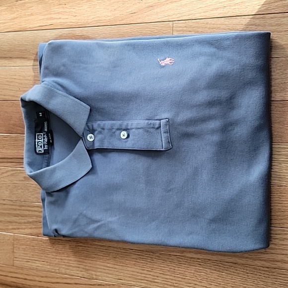 Men's Blue Gray Ralph Lauren Polo - Picture 1 of 5